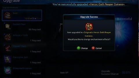 Tera Getting Stormcry Armor to plus 1+ To Heroic Oath End Game Gear!