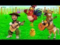 Ei pollito y 3d Trakter ।EI pollito/granja de la vaca Rimix pió