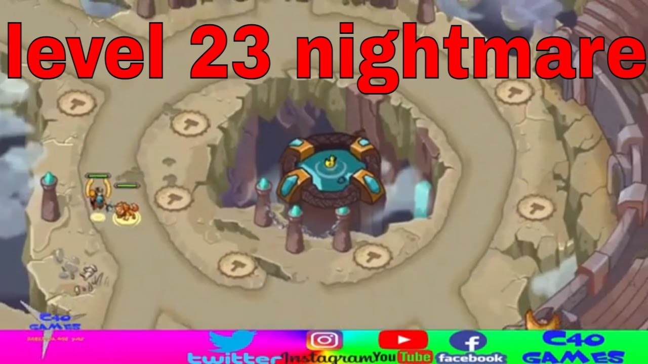 king of defense level 23 nightmare with local hero
