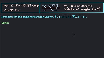 Angle Between Vectors :: Why Cosine and Dot Product Explained