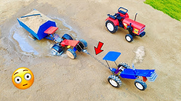Diy tractor stuck in mud mini science project Part-2 | @KeepVilla | Tech Creators
