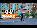 How to do Toe Toe Snake | Slalom Skating | Tutorial