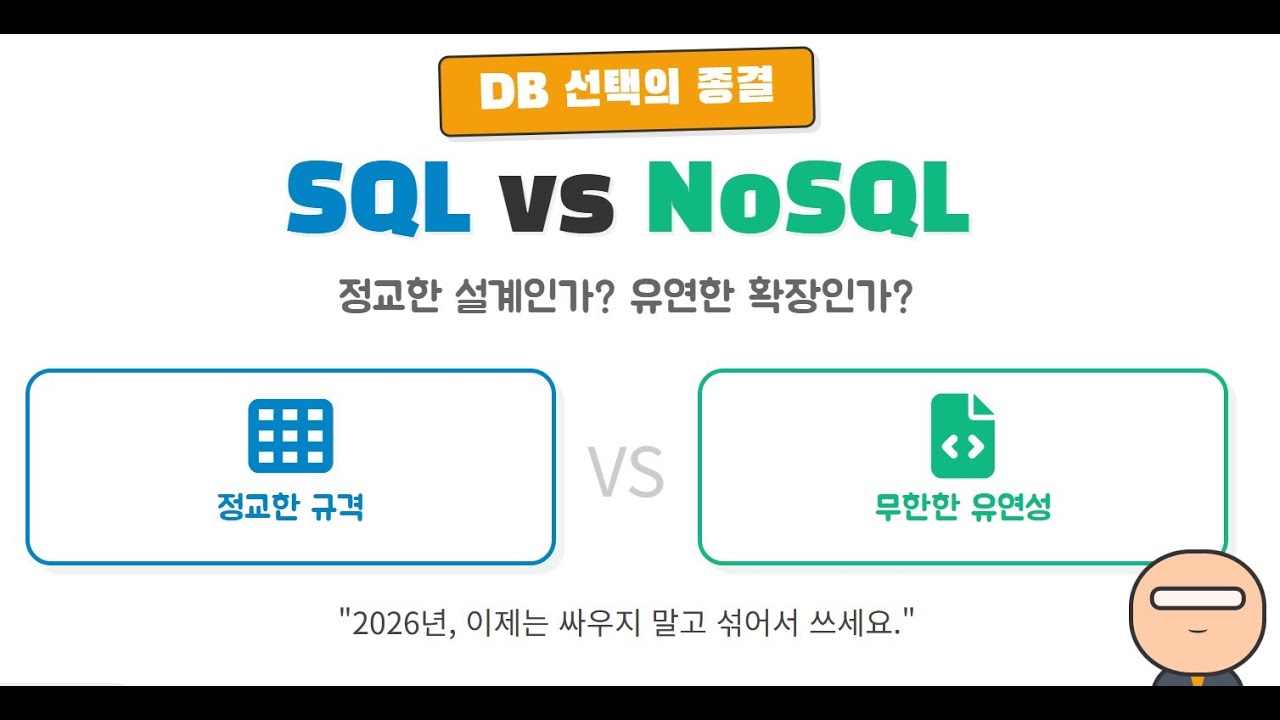 실무에서는 이렇게 선택합니다. SQL vs NoSQL - YouTube