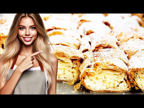 Video: Strudel With Cottage Cheese And Wild Berries