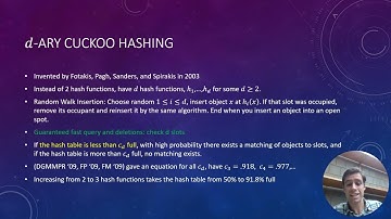 FOCS 2024 1B O(1) Insertion for Random Walk d-ary Cuckoo Hashing up to the Load Threshold