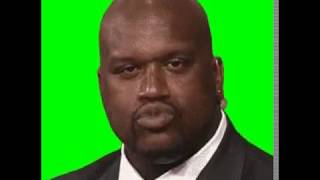 Shaq Oneal Kiss - Green Screen