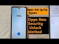 Oppo A3x 5g Frp Bypass (Cph2185) frp Unlock Method All Oppo New Model Frp Unlock Method