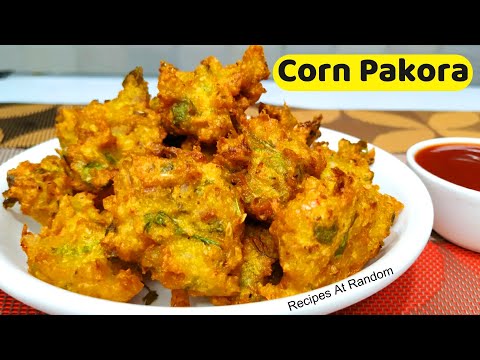 Corn Pakoda in 5 minutes [भुट्टे के पकौड़े] Crispy Corn Pakoda #CornFritters #cornSnacks