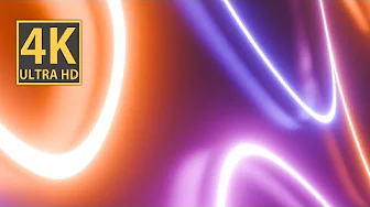 Ambient Relaxing Background Video 4k for TV Metallic Red Orange Purple Blue Visual Calming Led Light