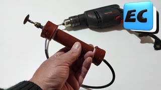 Drill for home use, adjustable/flexible