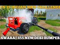 swaraj 855 FE desi Indian style front bummer review hindi