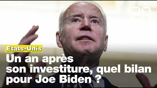 Etats-Unis: Un an après son investiture, quel bilan pour Joe Biden ?