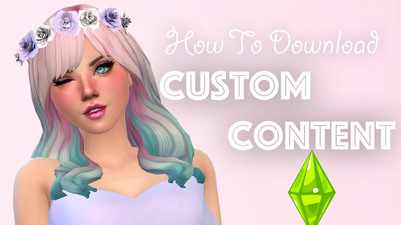 how to custom content for sims 4