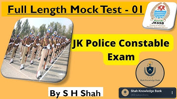 Mock Test - 01 | JKP Border Battalion | Weekly Practice Mock Test | JKSSB | Shah Knowledge Bank