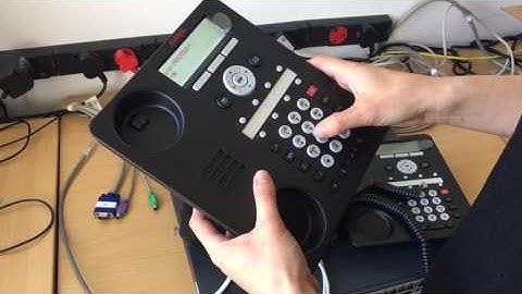 Configure Avaya 1608 IP handset