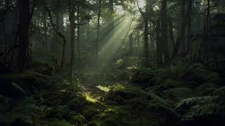 Peaceful Forest Sounds with Sun Rays | Relaxing Nature Ambience