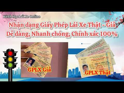 hình ảnh kiểm tra bằng lái xe thật giả