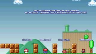 Super Mario 3 Mario Forever   Jumping Lui In save game room