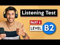 B2 listening test  part 6  english listening test