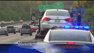 I-26 four car accident