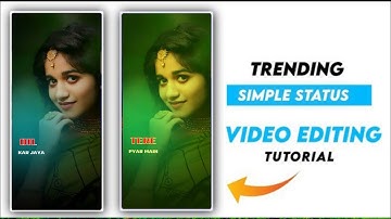 🔥Tere pyar me mar jawa🎶 trending simple status🔥 video editing Tutorial Alight Motion