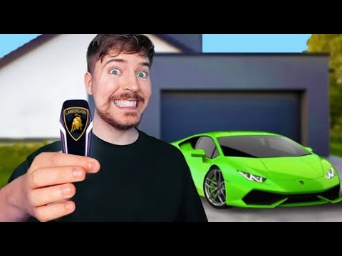 How I Won A Lamborghini From MrBeast . Wow  Fidias love MrBeast ( Jimmy ) !!! LIKE SUBSCRIBE FOR HIM