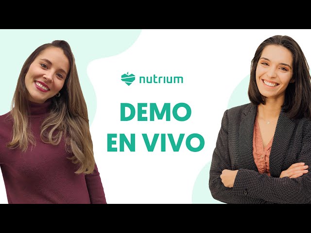 Demo del software de nutrición Nutrium en Español, abril 2021