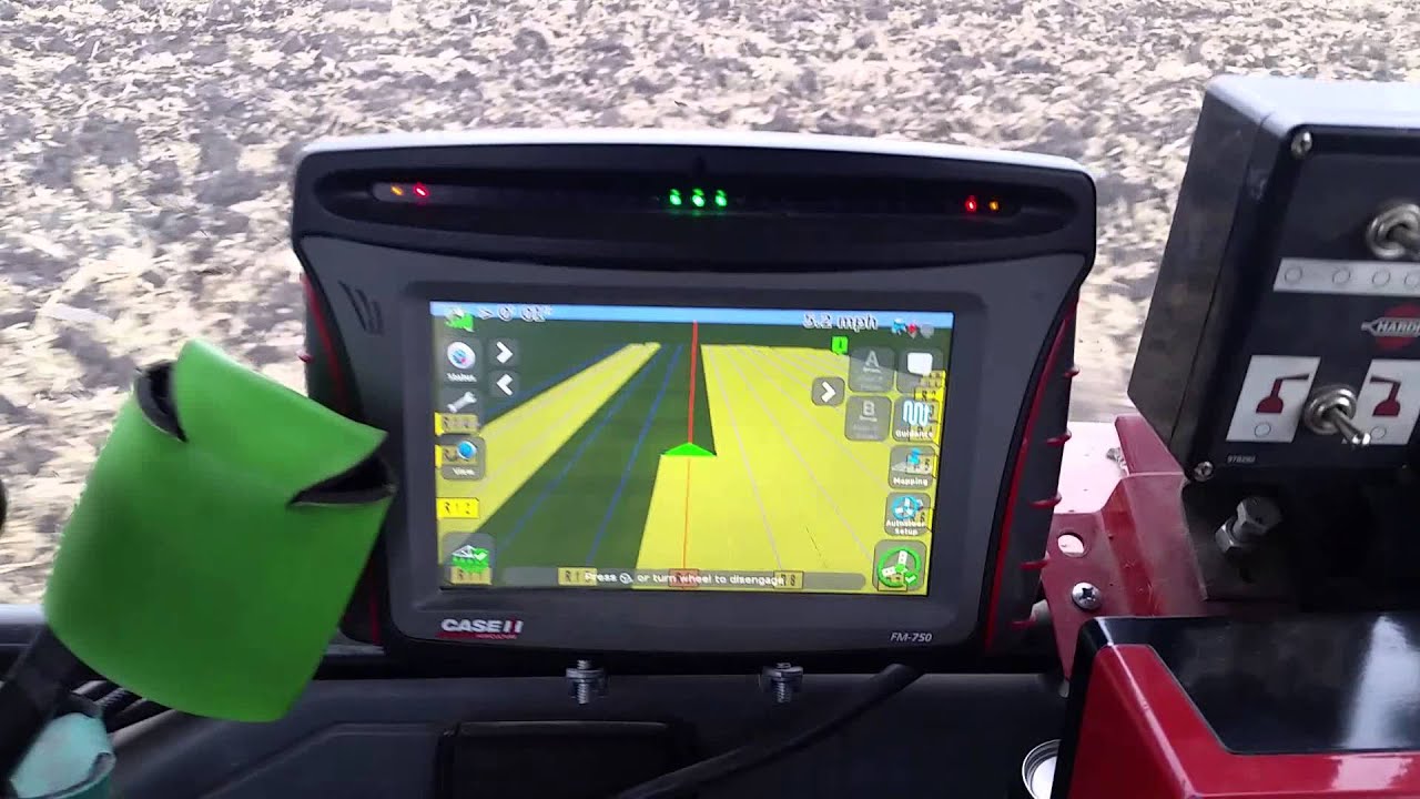Case IH 750 with EZ steer YouTube
