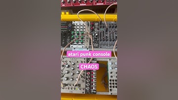 chaotic sounds coming from my new synthrotek atari punk console #eurorack module