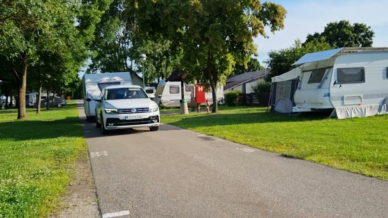 VW Tiguan ALLSPACE tow a caravan