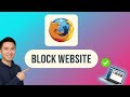 How to BLOCK a WEBSITE on Mozilla Firefox (Step by Step)