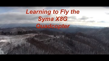 Learning to fly the Syma X8G 1080p Quadcopter Video