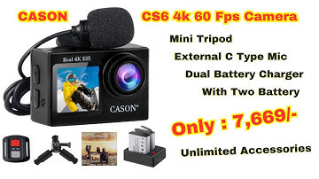 CASON CS6 Action Camera | Best MotoVlog Camera | Under Budget Camera | Honest Review | Get It Review