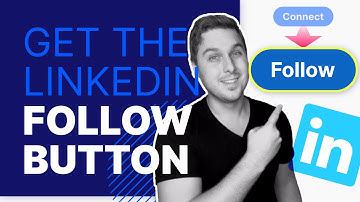 How to get the LinkedIn FOLLOW Button on your Profile 👍 (2022 UPDATED!)