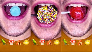 Emoji Food ASMR Mukbang | Soft Crunch & Squish Relaxing Sounds screenshot 3