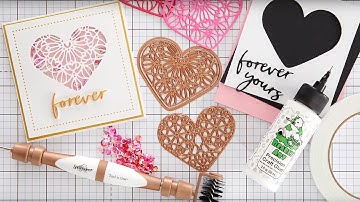 Easy Shaker Card Tutorial with Spellbinders Expressions of Love