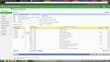 MyMathLab for Faculty - Changing Due Dates
