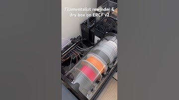 Filamentalist passive rewinder and dry box on ERCF v2. #voron #ercf #filamentalist