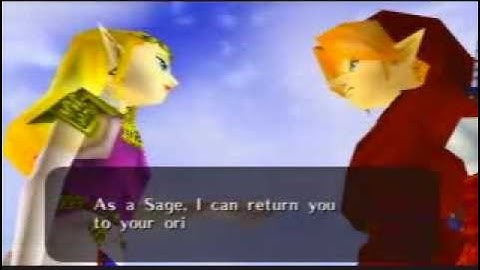 The Legend Of Zelda Ocarina Of Time Ending