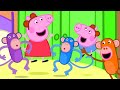 Peppa Pig Songs | Five little Monkeys Jumping on the Bed | Nursery Rhymes & Kids Songs