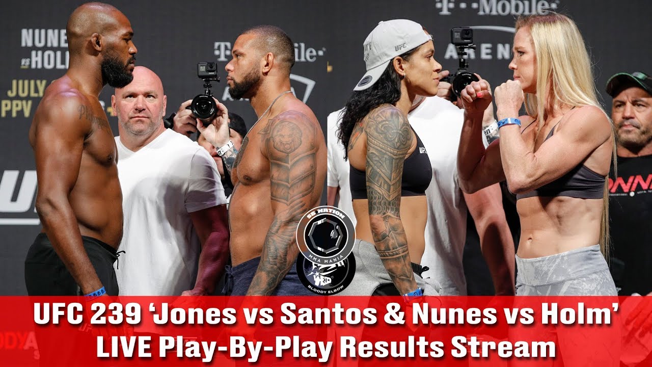 UFC 239 results -- Jon Jones vs. Thiago Santos: Live updates, fight card, prelims, highlights