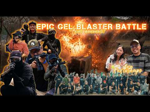 Gel Blaster War Gone Crazy! | Walang Uuwi na Hindi Tinatamaan | Nameet ko din si @jessicaleeseul