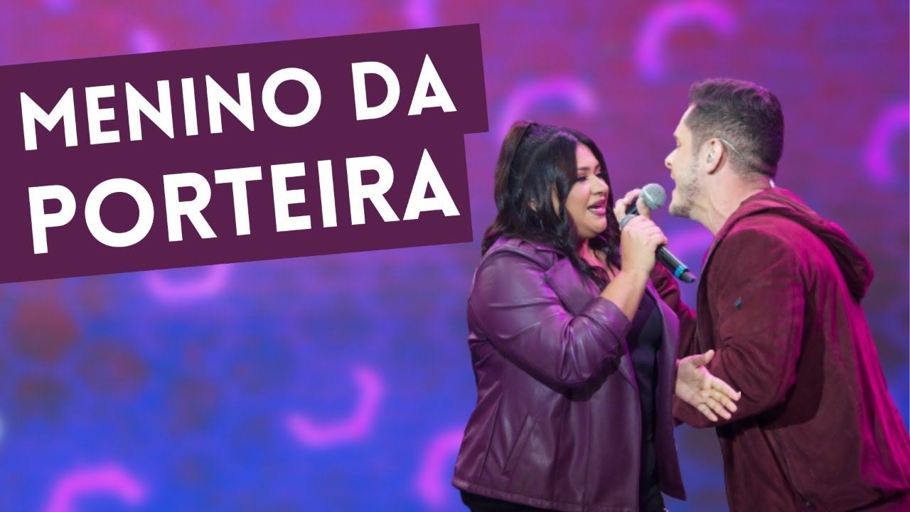 Duda Motta e Maycon Balbino cantam “O Menino da Porteira” no Faustão