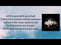 Billie Eilish - All The Good Girl Go To Hell (acoustic live) Lyrics