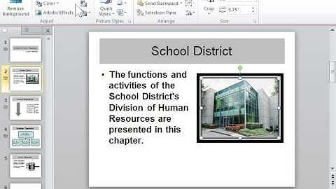 PowerPoint 2010 Change the Contrast of a Picture