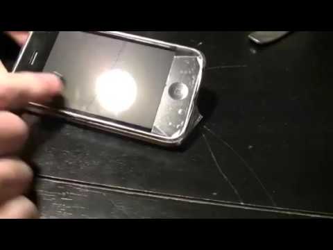 iPhone 3GS screen scratch test