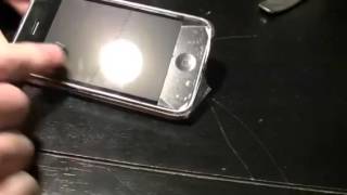 iPhone 3GS screen scratch test
