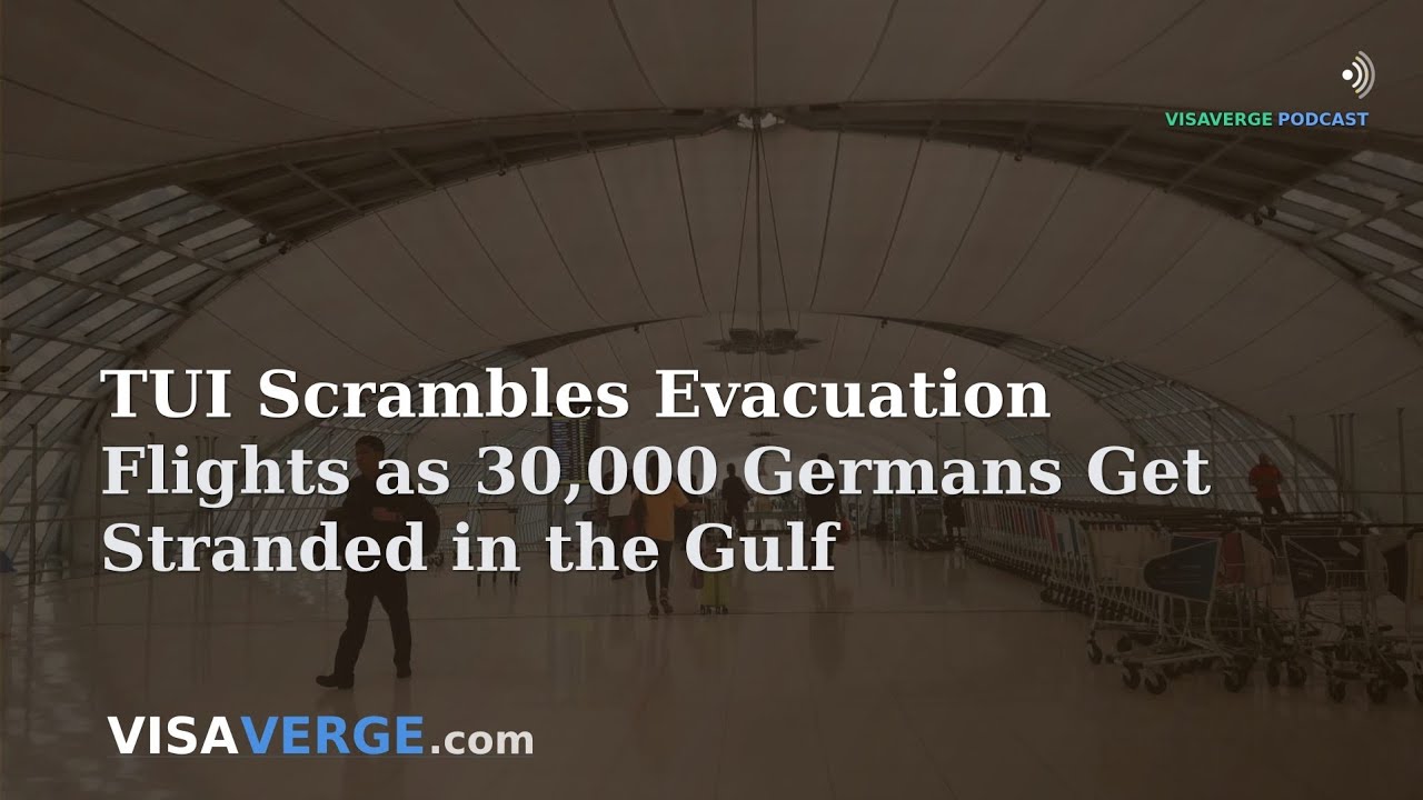 TUI Scrambles Evacuation Flights as 30,000 Germans Get Stranded in the Gulf