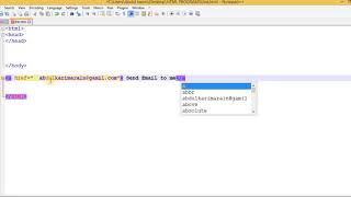 HTML- Email Links Hindi urdu