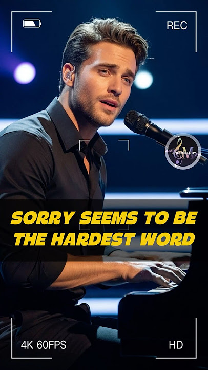 Download lagu Sorry Seems To Be The Hardest Word - Silenced The AGT #englishsongs #AILingoMelody #agt #lyricsvideo